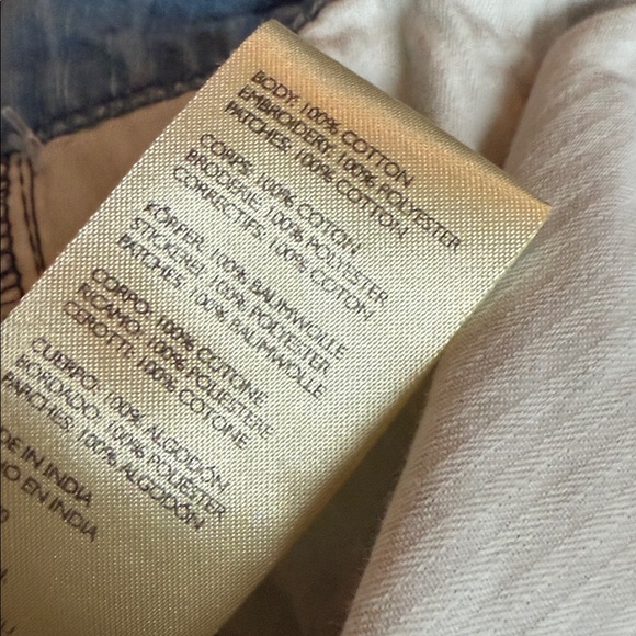 Anthropologie Pilcro The Kenna Barrel Jeans Lace Edition Sz 29 - Picture 6 of 7